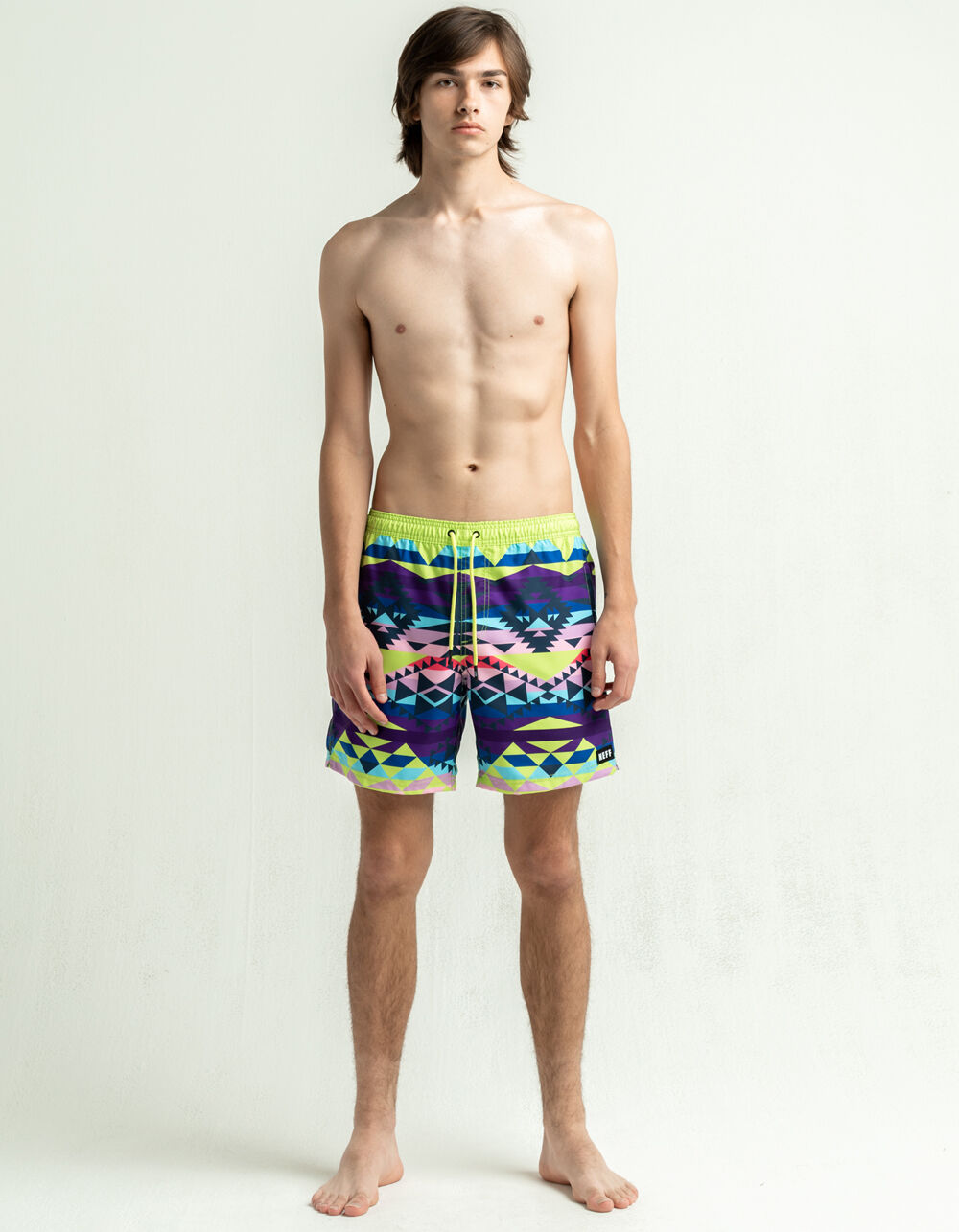 NEFF Untraditional Mens Volley Shorts - NEON GREEN | Tillys