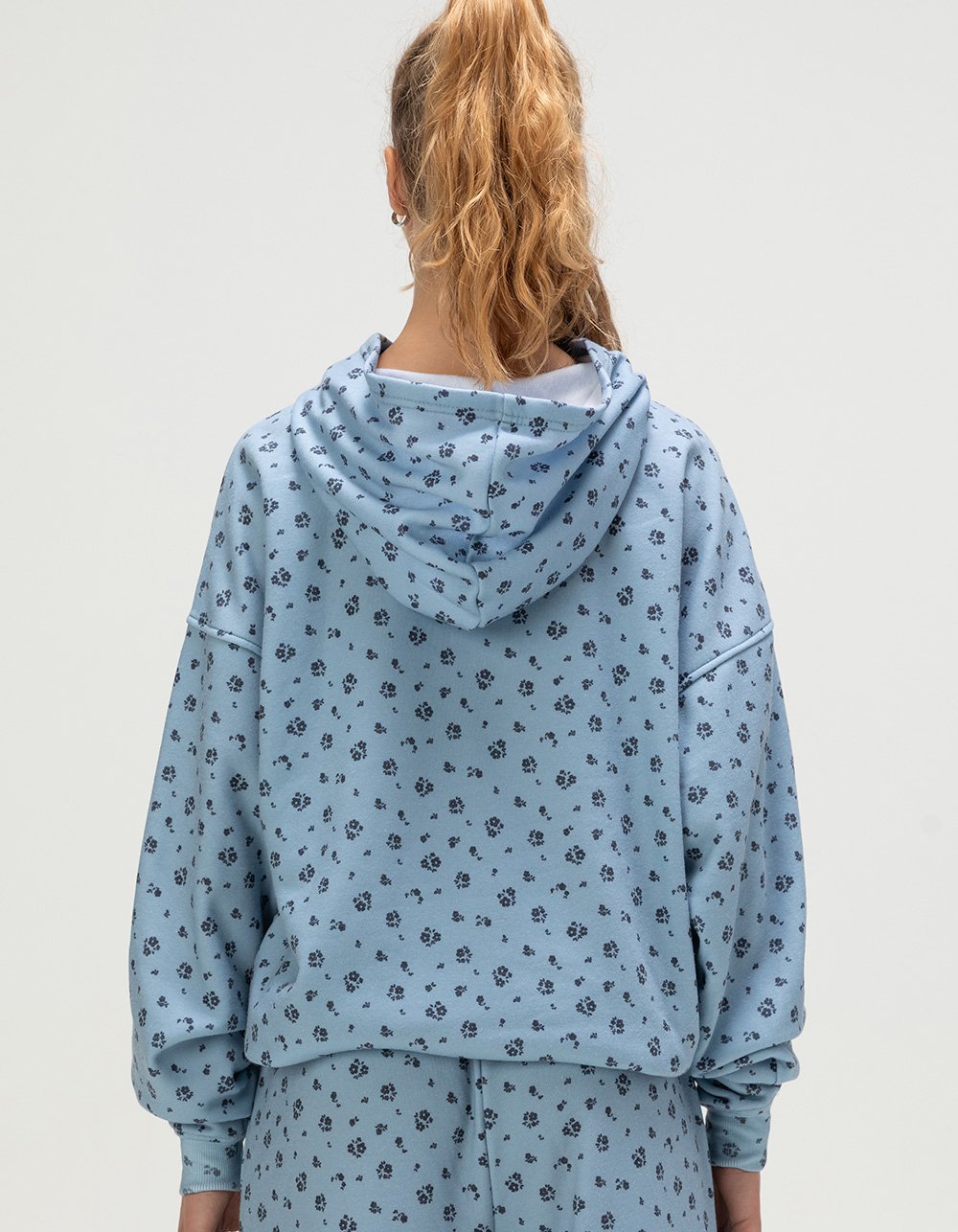 TILLYS Kanga Pocket Womens Hoodie - BLUE COMBO