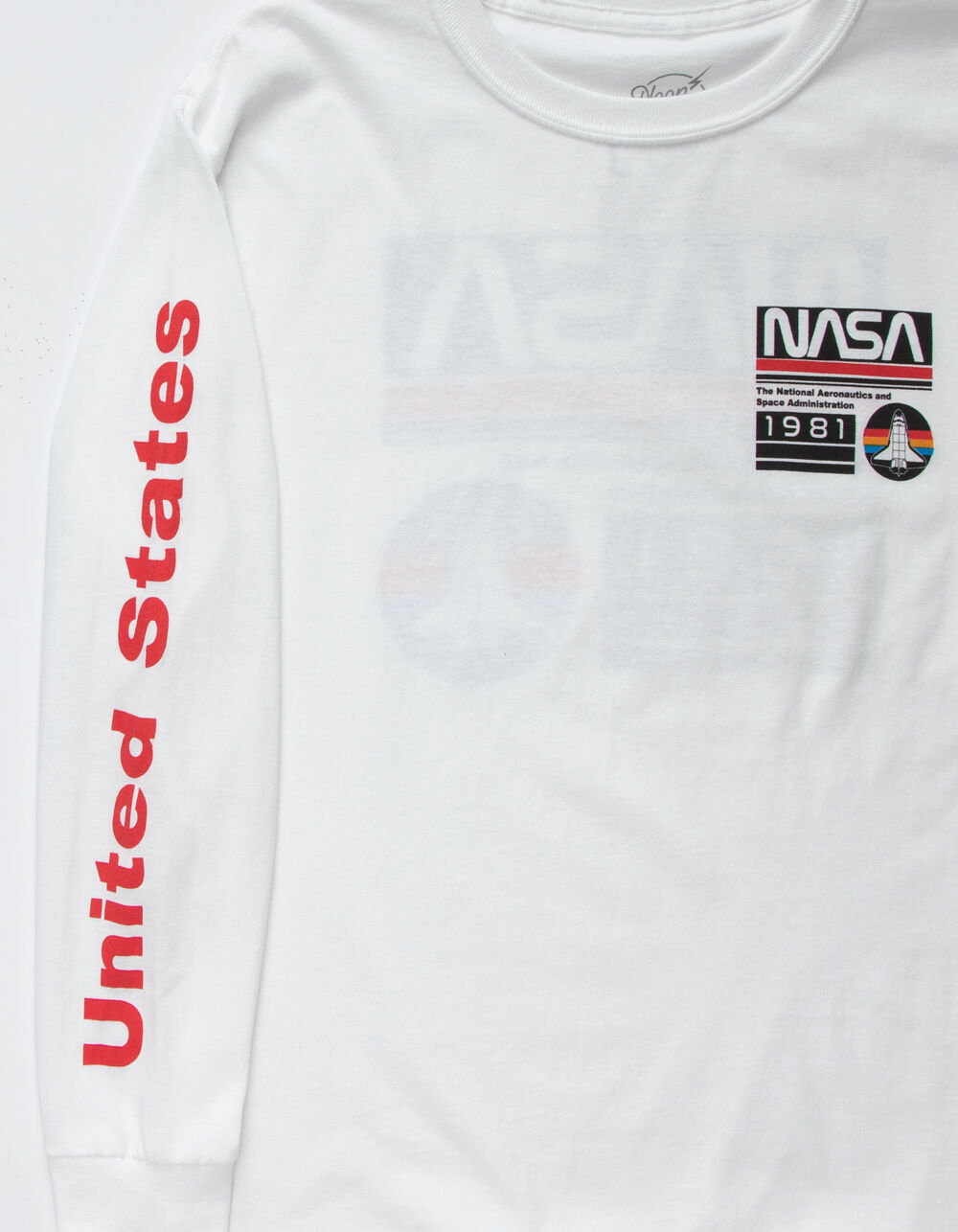 NEON RIOT NASA Stripe Boys T-Shirt - WHITE | Tillys