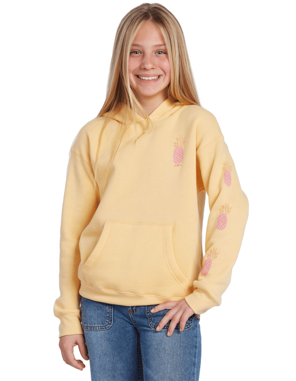 BILLABONG Good Times Girls Hoodie YELLOW Tillys