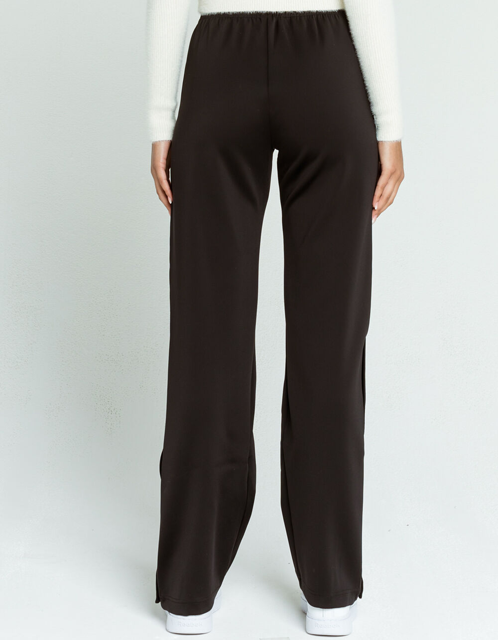 TRACTR Side Snap Womens Track Pants - BLACK | Tillys