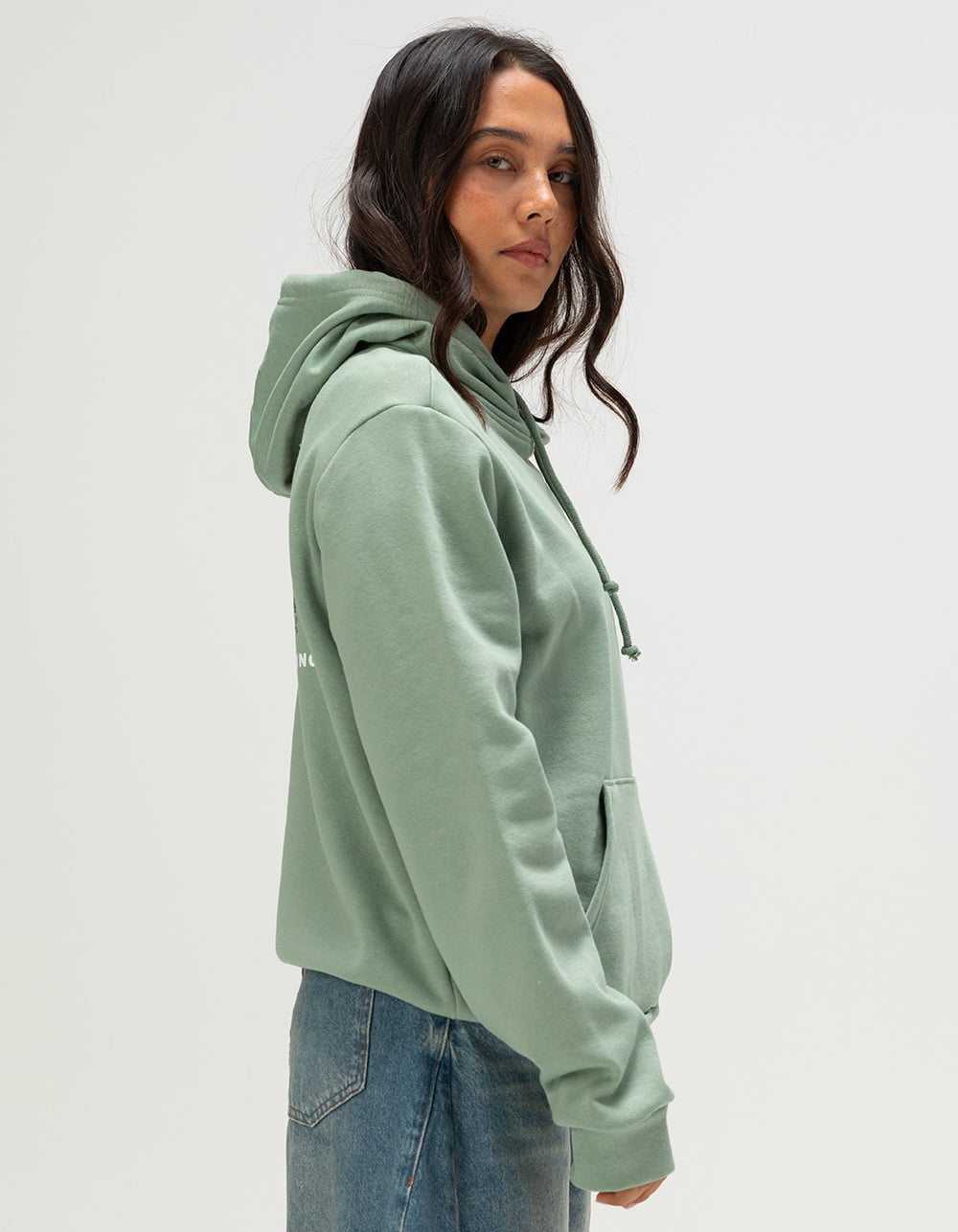 THE NORTH FACE Evolution Floral Womens Hoodie - MOSS