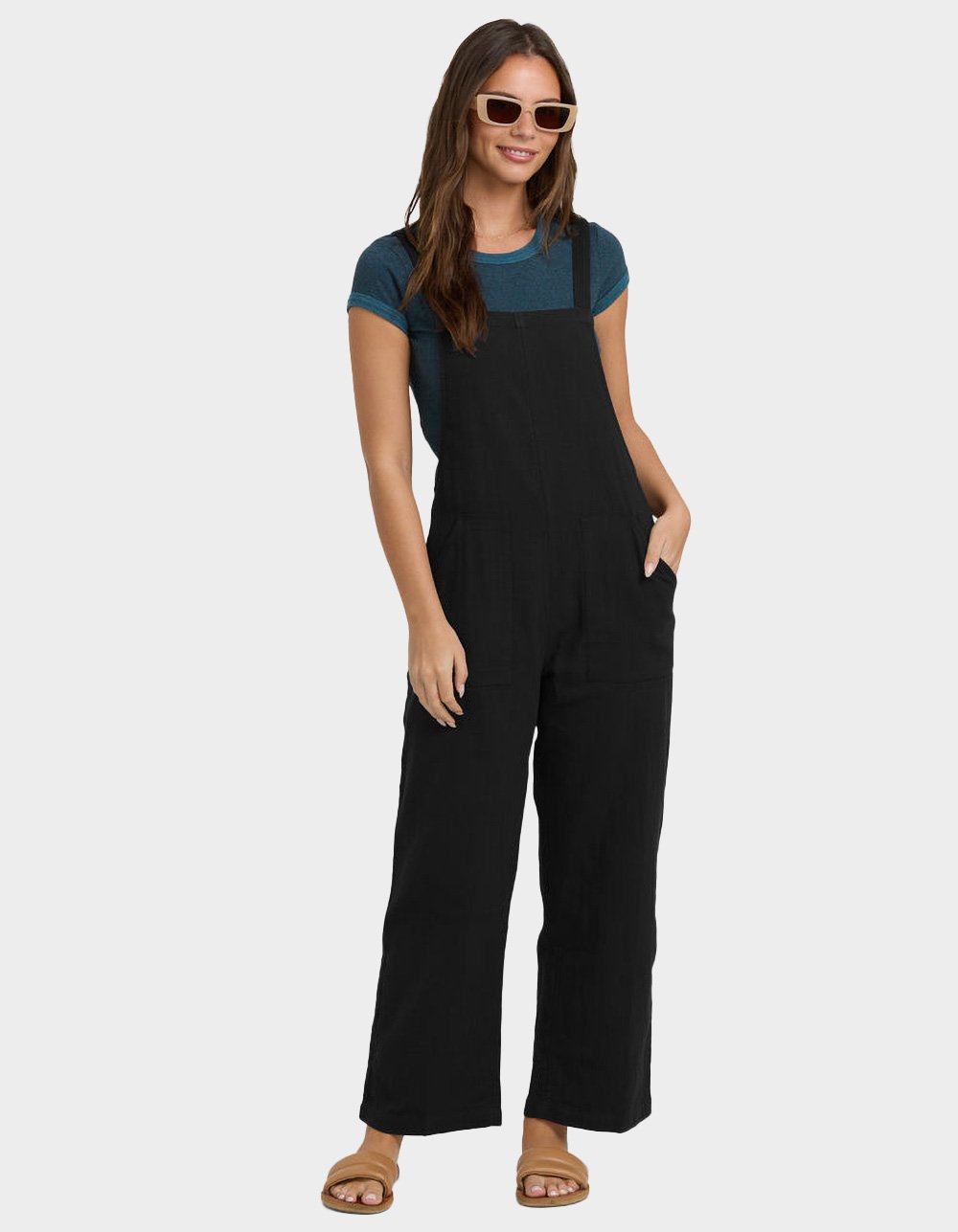 BILLABONG Pacific Time Womens Jumpsuit - OFF-BLACK