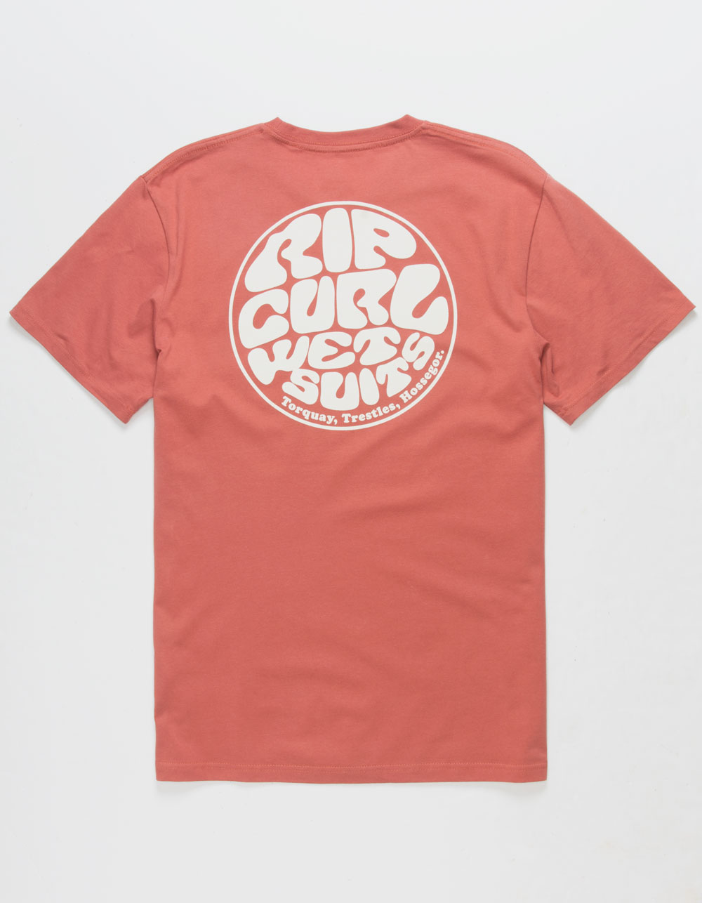RIP CURL Wetsuit Icon Mens Tee MAUVE Tillys