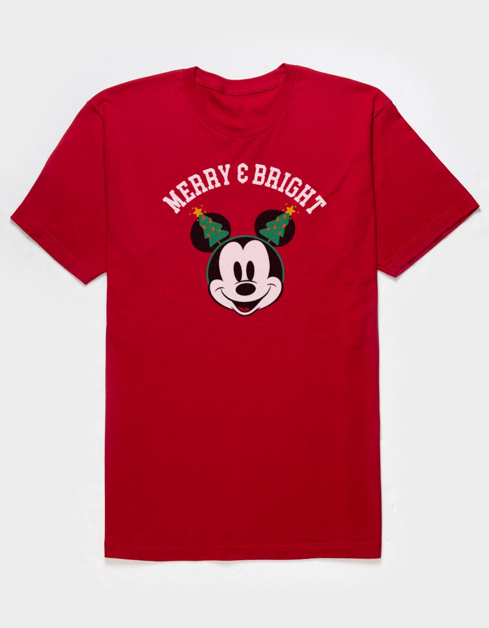 DISNEY Merry And Bright Unisex Tee - CARDINAL