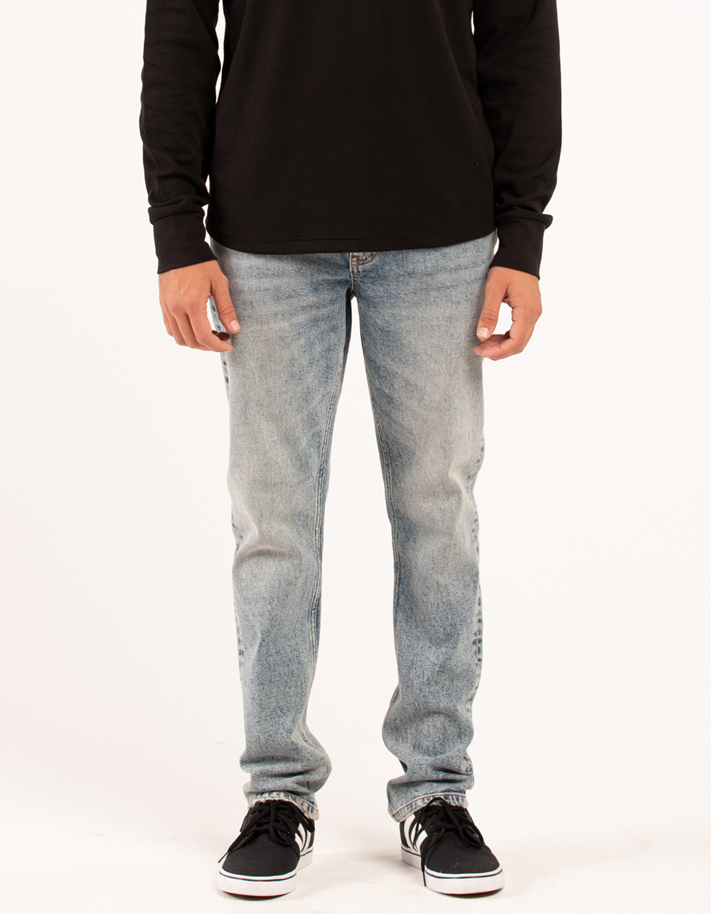 RSQ Mens Slim Taper Jeans - MEDIUM WASH