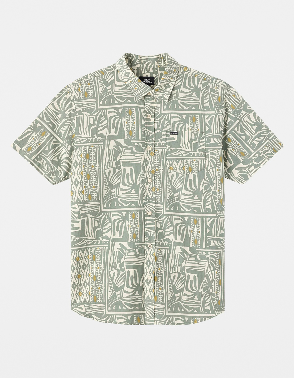 O'NEILL Oasis Mens Button Up Shirt - SAGE