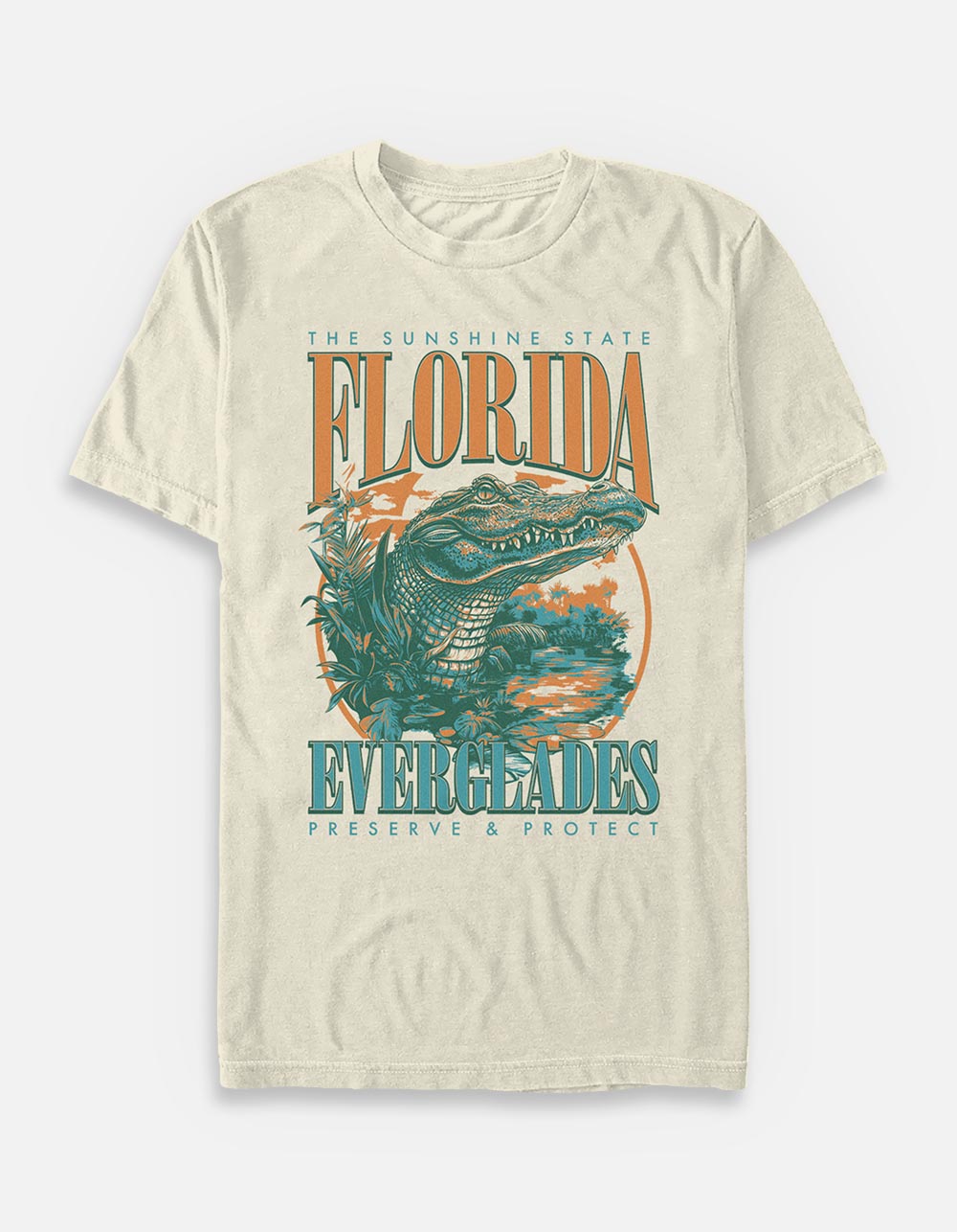 FLORIDA Everglades Protect Unisex Tee - IVORY
