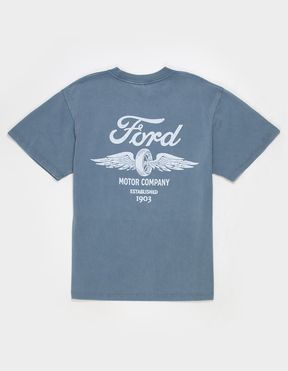 FORD Motor Company Mens Boxy Tee - BLUE