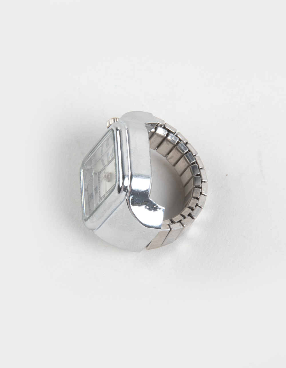 RSQ Square Shaped Watch Ring - SILVER