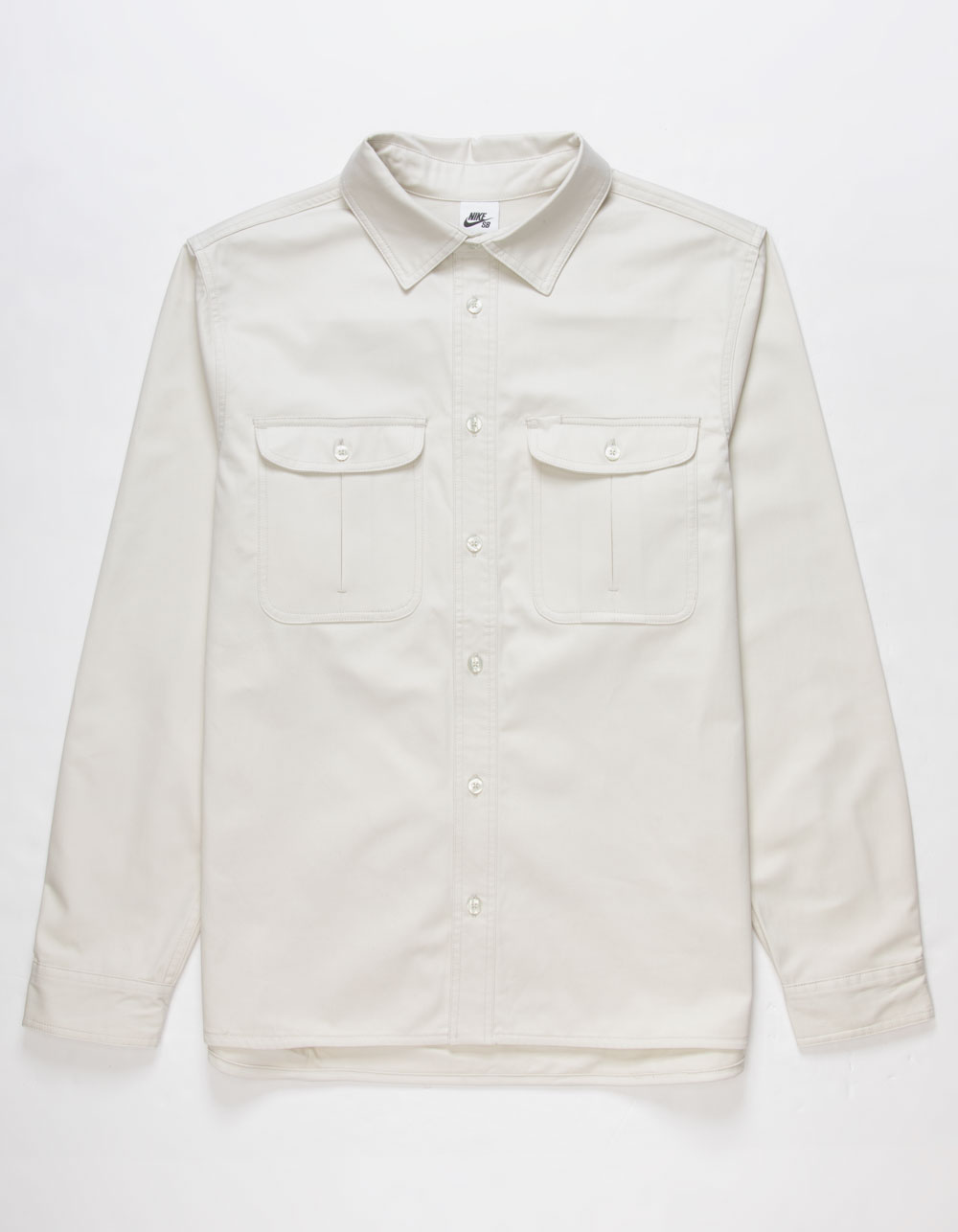 NIKE SB Tanglin Mens Button Up Long Sleeve Shirt