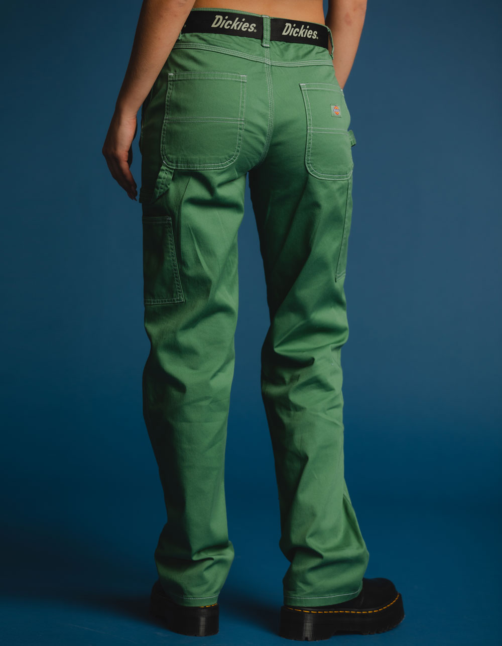 DICKIES Womens Belted Carpenter Pants IVY Tillys