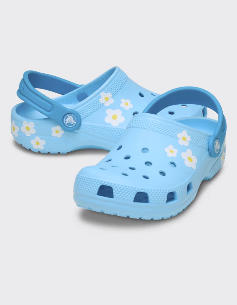 CROCS Daisy Girls Classic Clogs - BLUE