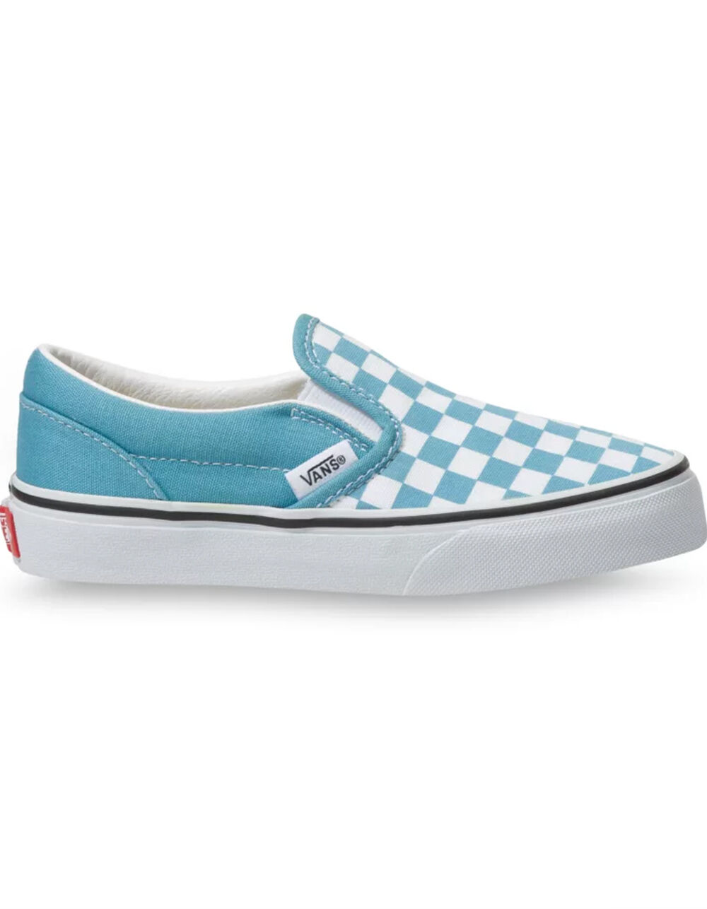 VANS Checkerboard Classic Slip-On Girls Shoes - DELPHINIUM BLUE/TRUE ...