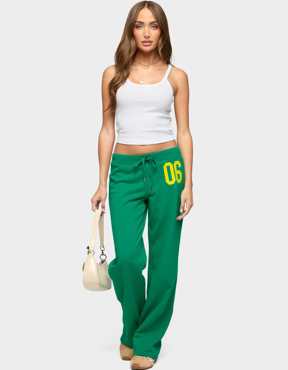 EDIKTED 06 Sweatpants - GREEN