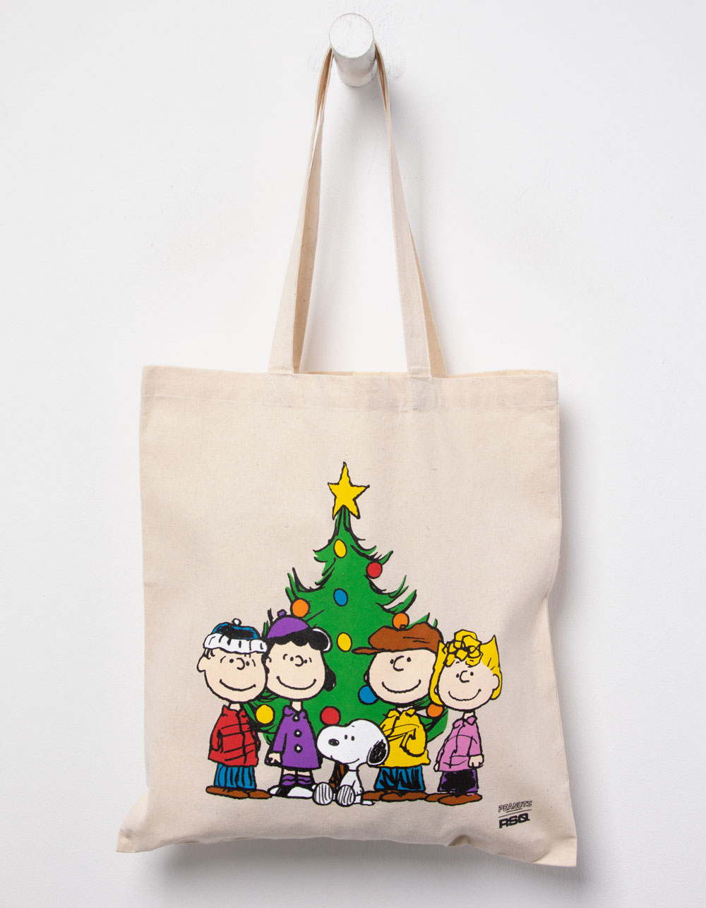 RSQ x Peanuts Holiday Festive Family Tote Bag