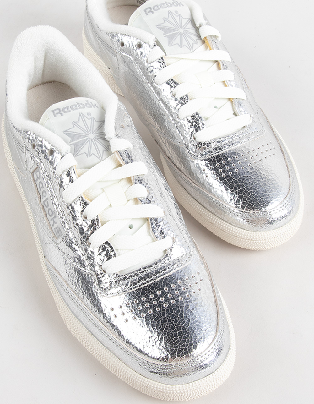 REEBOK Club C 85 Womens Shoes - SILVER