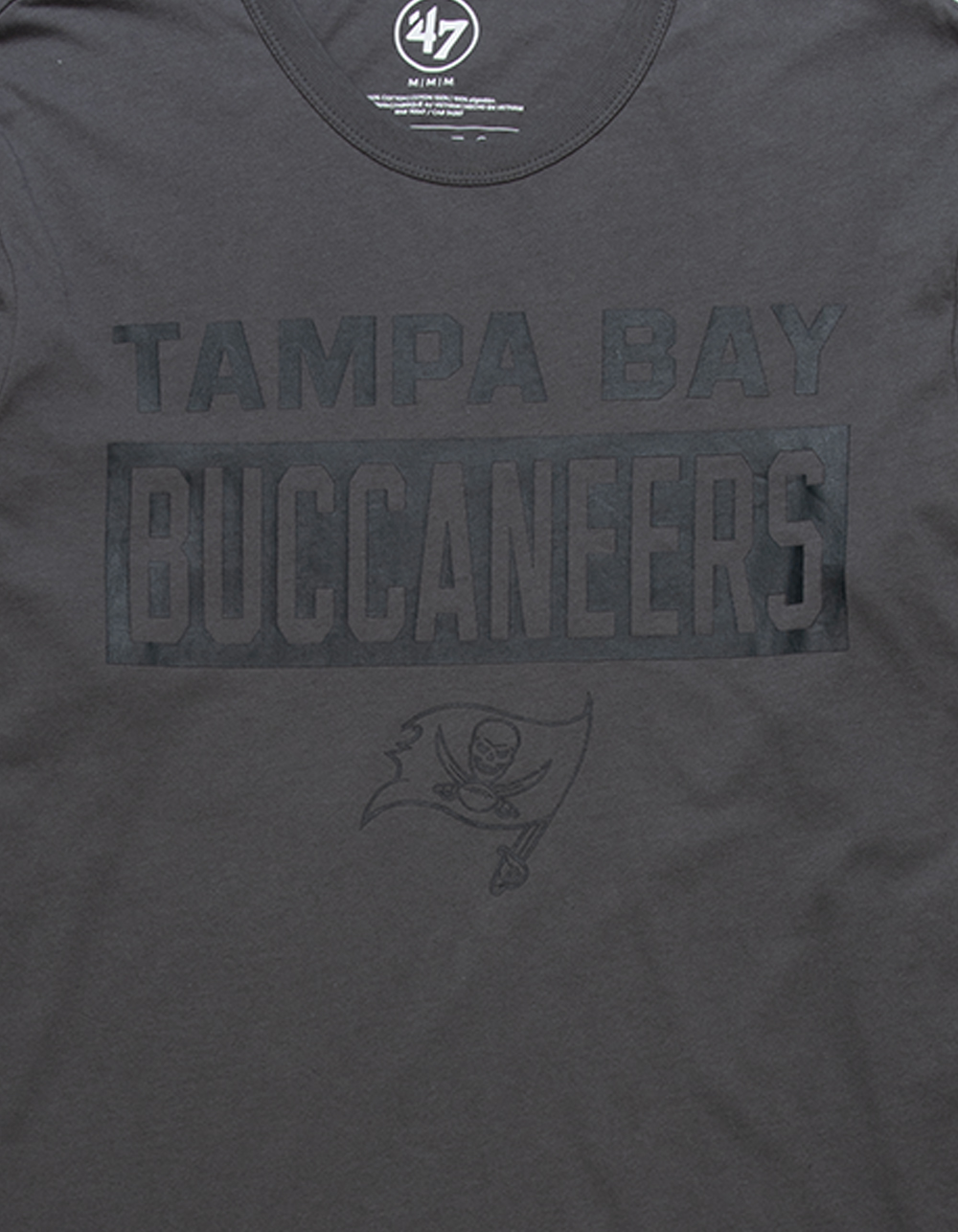 47 Brand Tampa Bay Buccaneers Long Sleeve Tee - Dark Grey - Medium