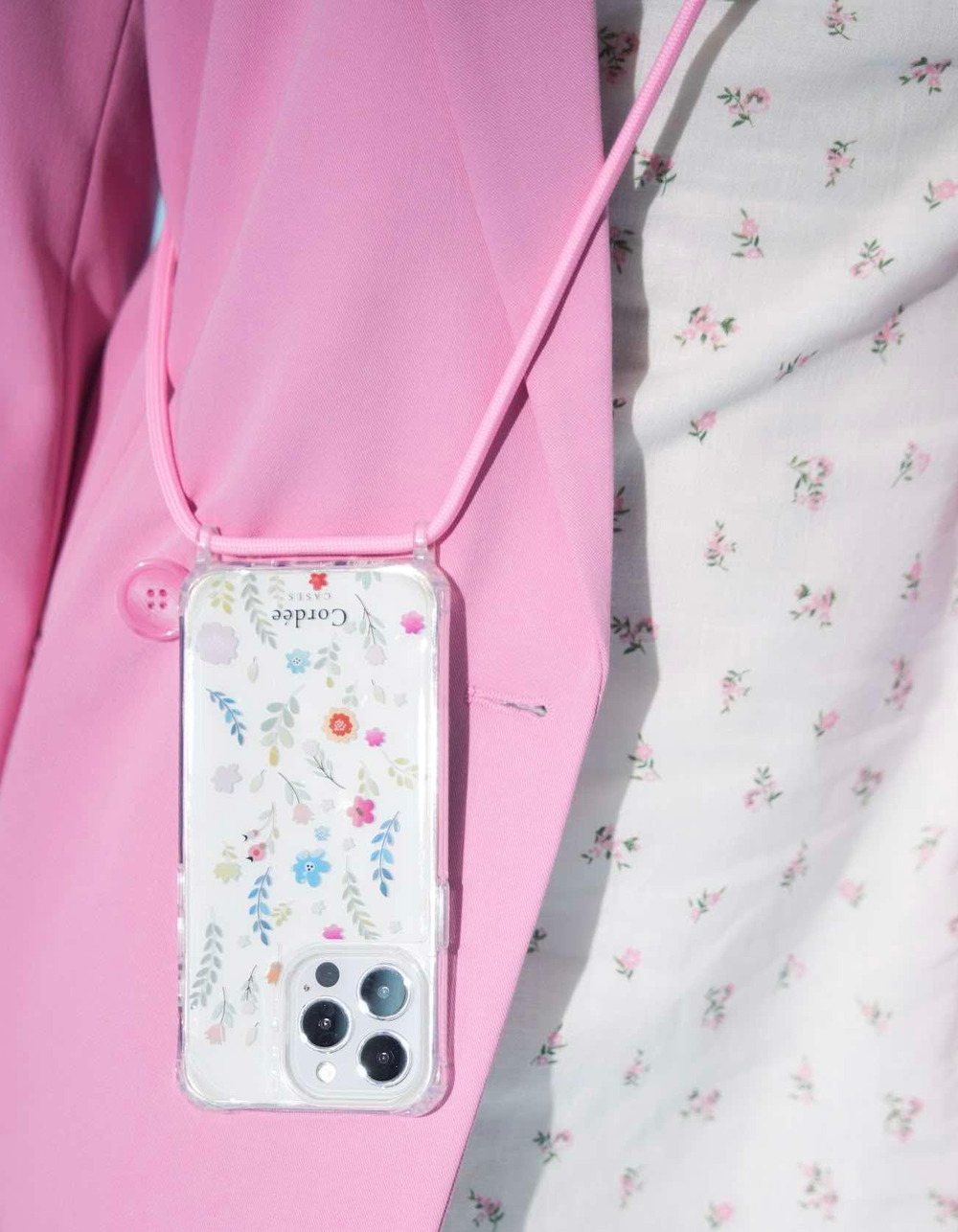 CORDEE CASES Flower Garden iPhone Pro Max Strap Set