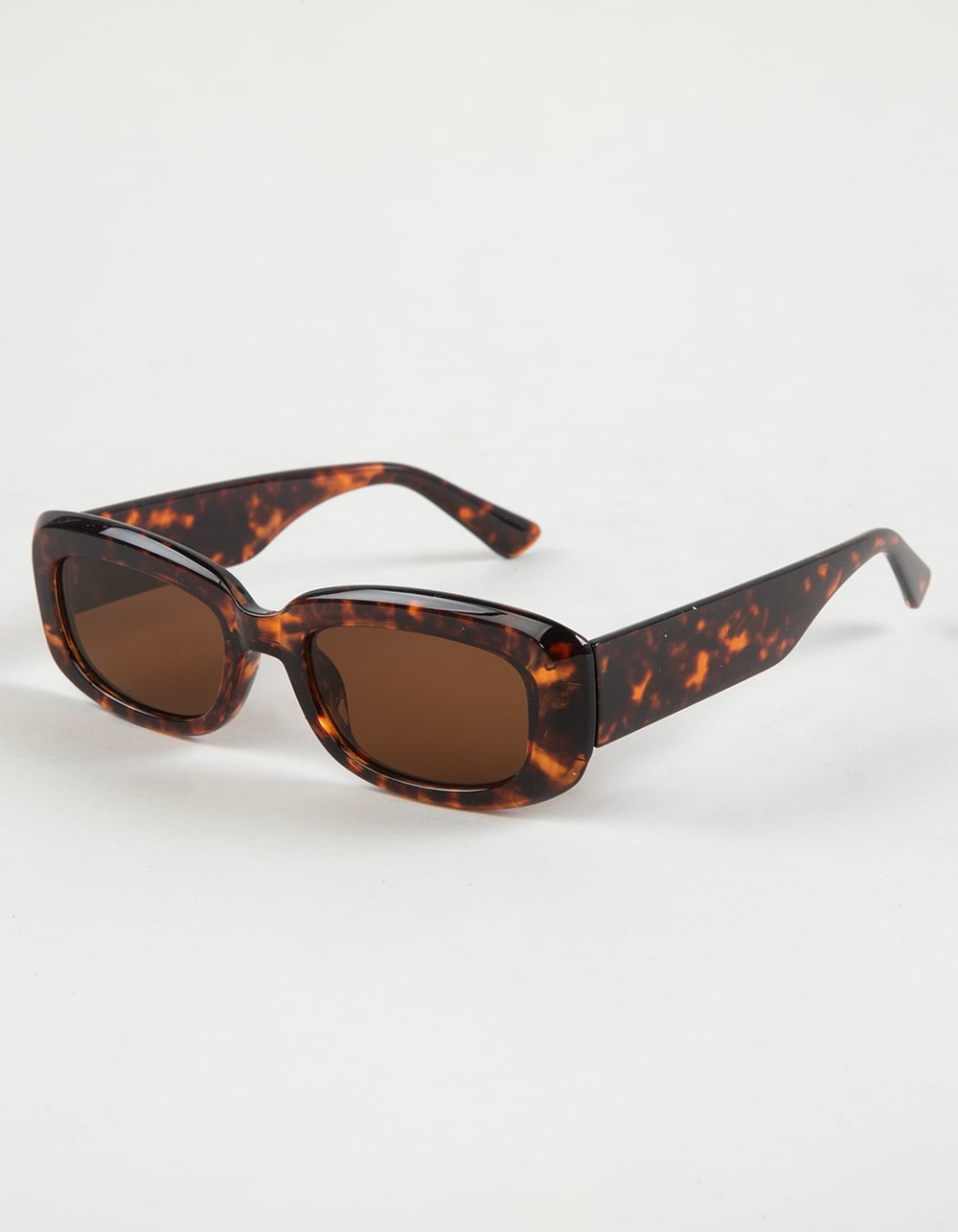 RSQ Chunky Frame Rectangle Sunglasses - TORTOISE