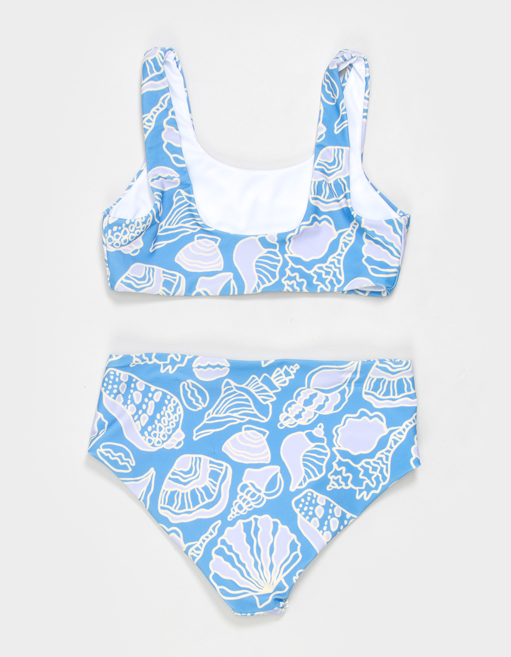 SEAESTA SURF Seashells Girls Bralette Bikini Set - BLUE COMBO