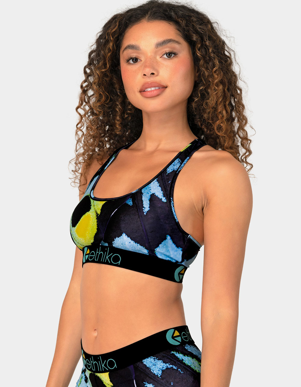 ETHIKA Renew Womens Sports Bra BLUE COMBO Tillys