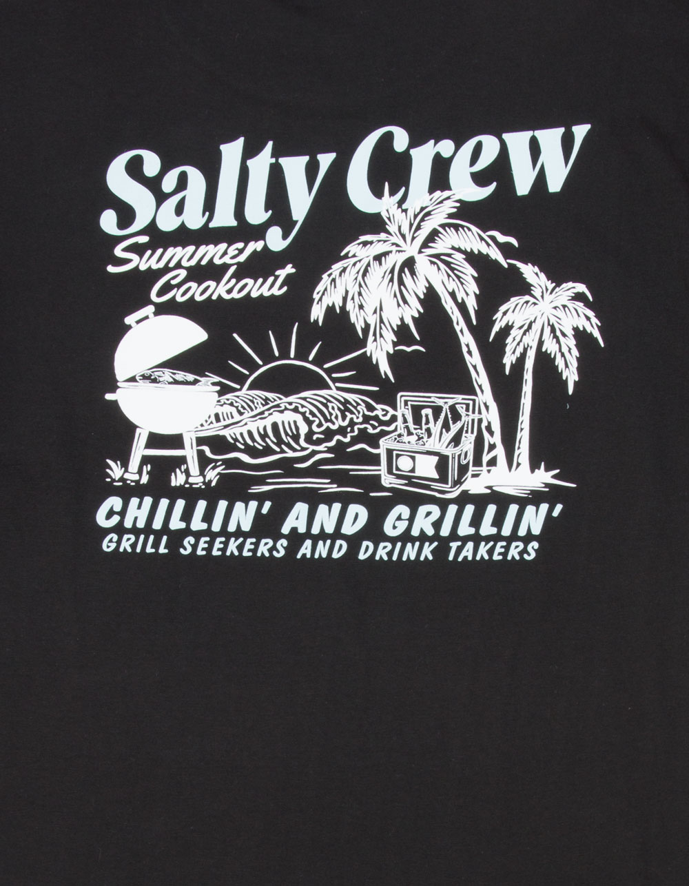 SALTY CREW Grillin Mens Tee - BLACK