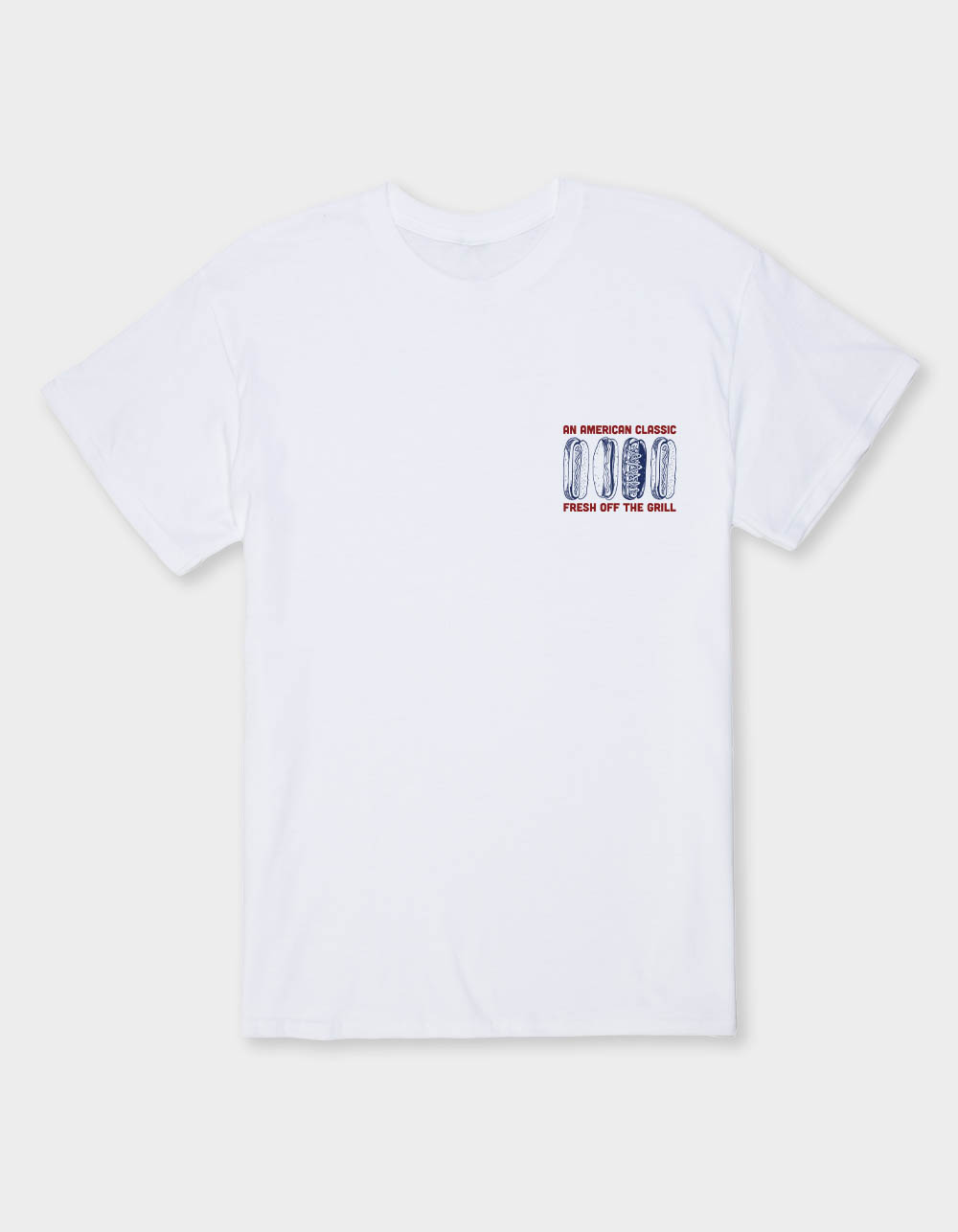 HOT DOG American Classic Unisex Tee - WHITE