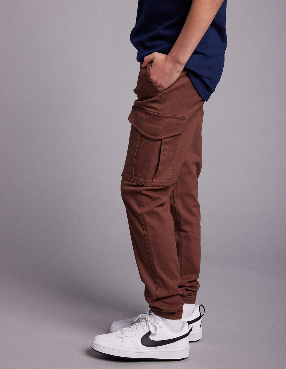 RSQ Boys Twill Cargo Jogger Pants