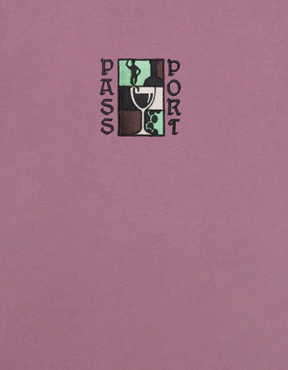 PASS~PORT Dine Em' Mens Tee - BERRY