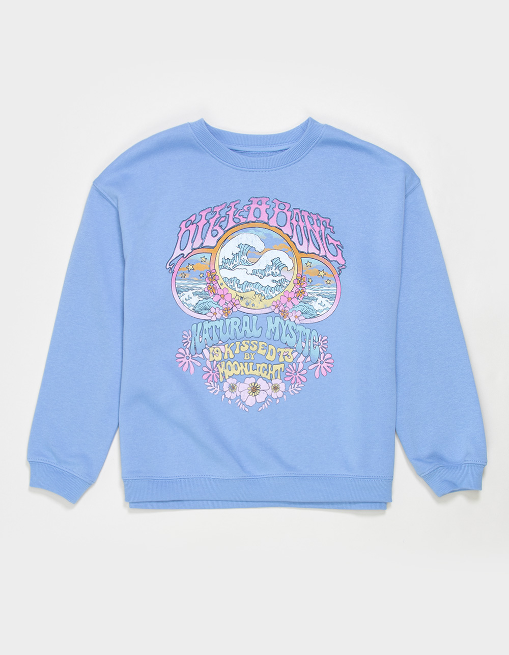 BILLABONG Natural Mystic Girls Crewneck Sweatshirt - BLUE
