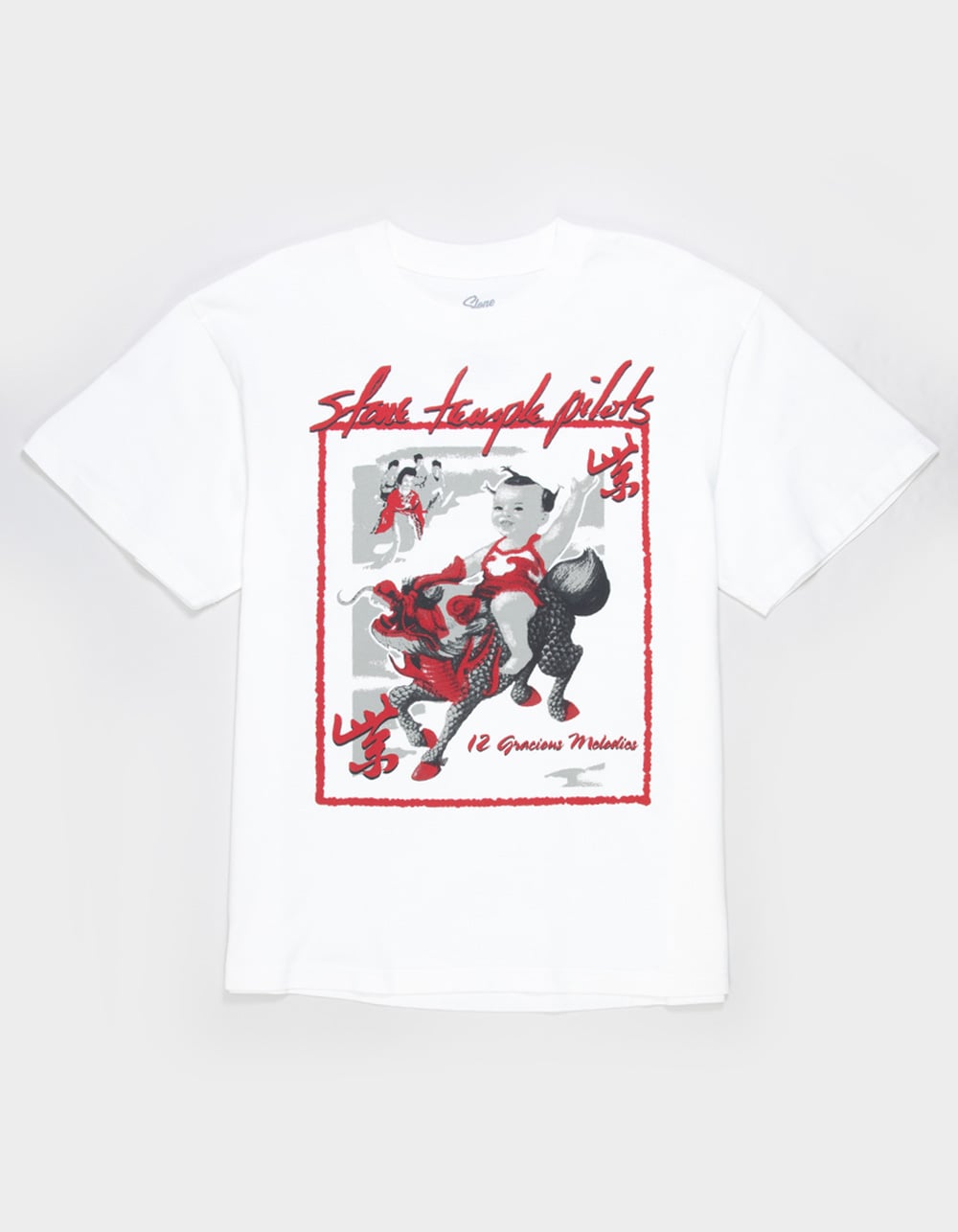 STONE TEMPLE PILOTS Sign Mens Boxy Tee - CREAM
