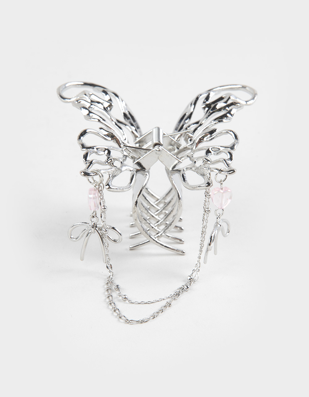 FULL TILT Metal Butterfly Claw Hair Clip - SILVER