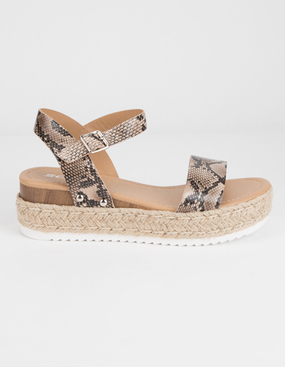 SODA Clip Espadrille Snake Womens Platform Sandals - SNAKE | Tillys