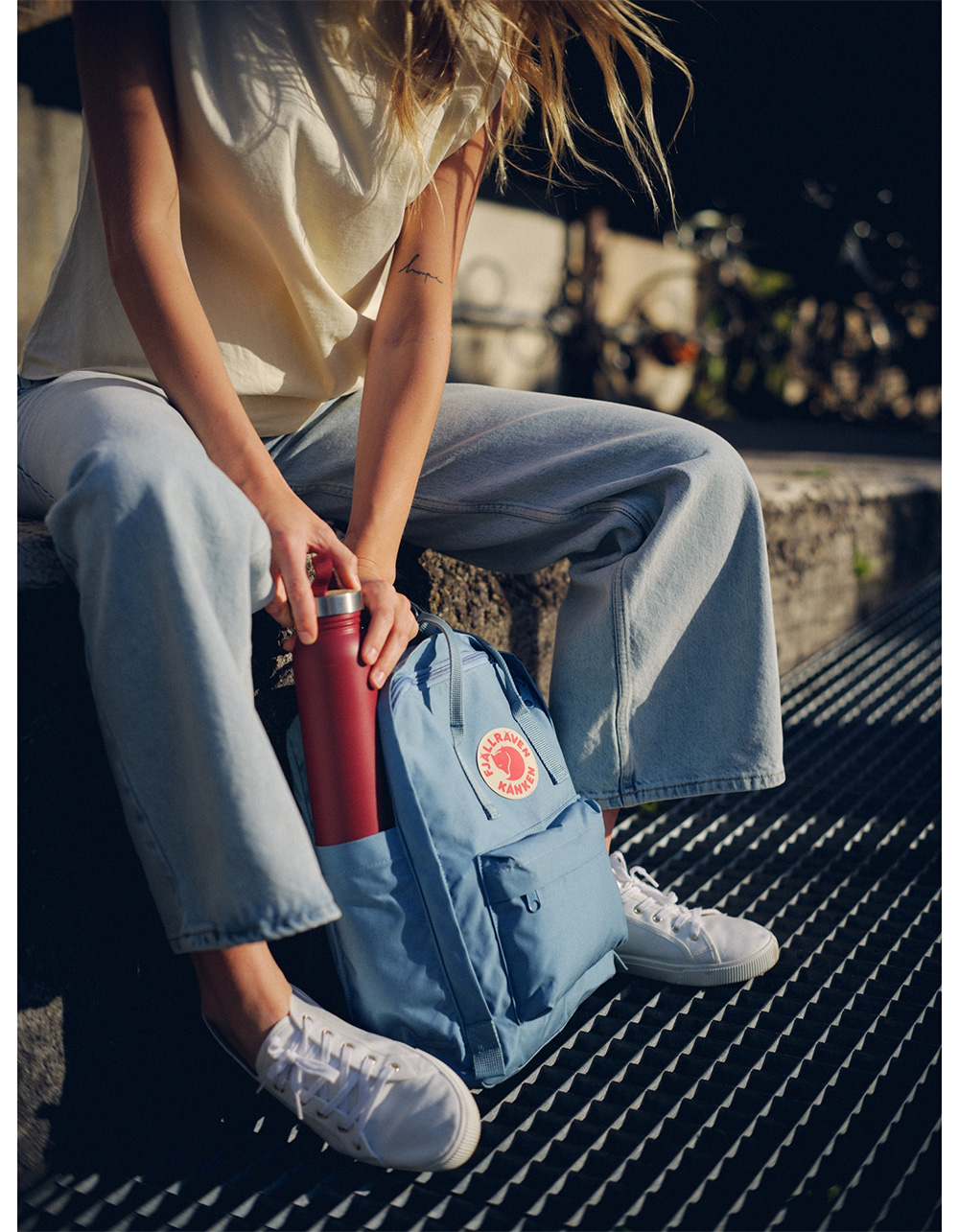 FJALLRAVEN Kånken Backpack - CREAM