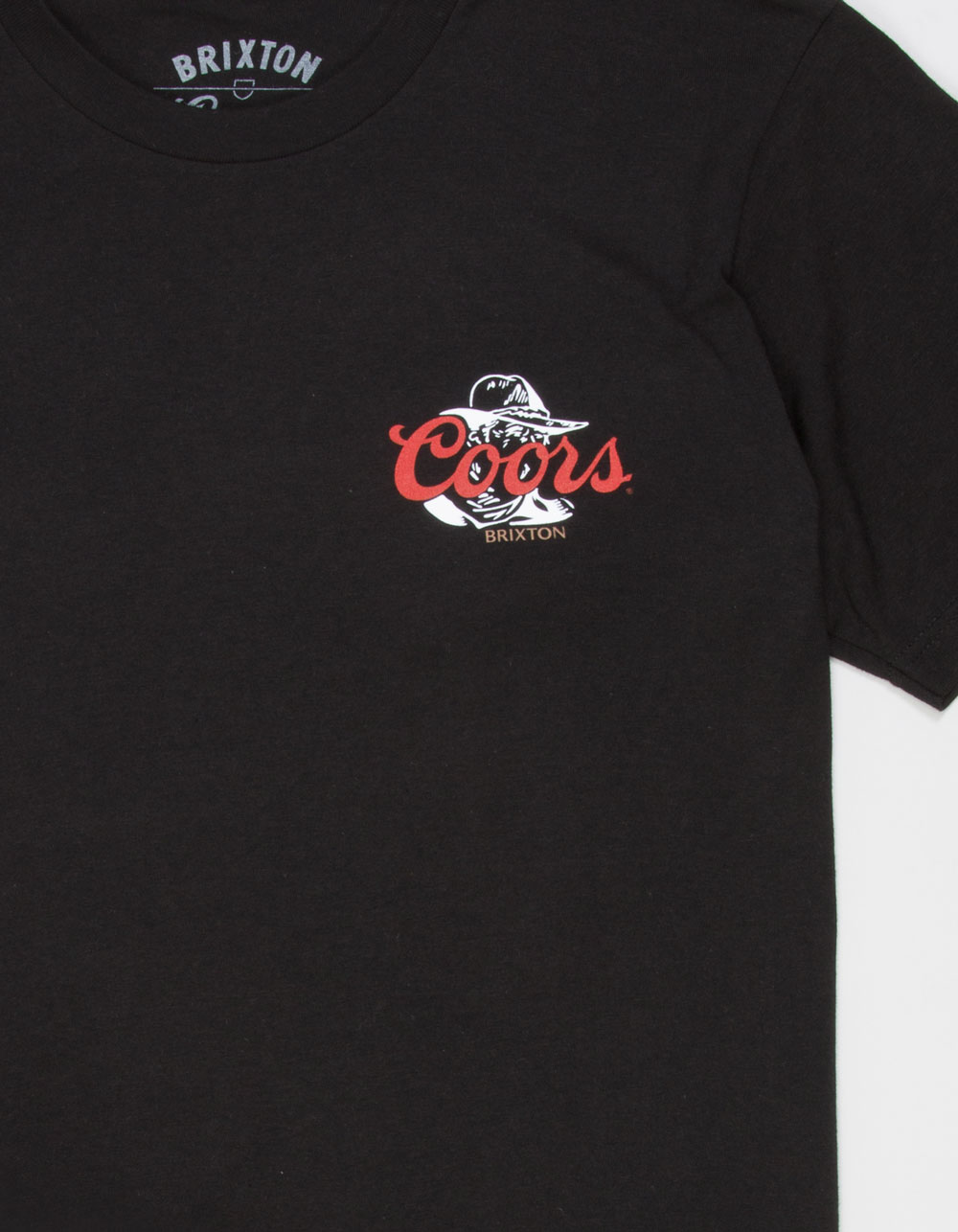 BRIXTON x Coors Wayne Mens Tee - BLACK