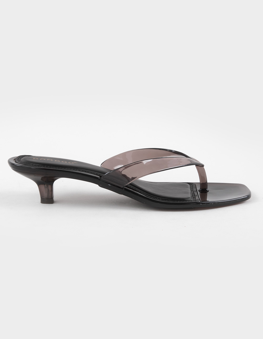BAMBOO Stacy Womens Jelly Kitten Heels