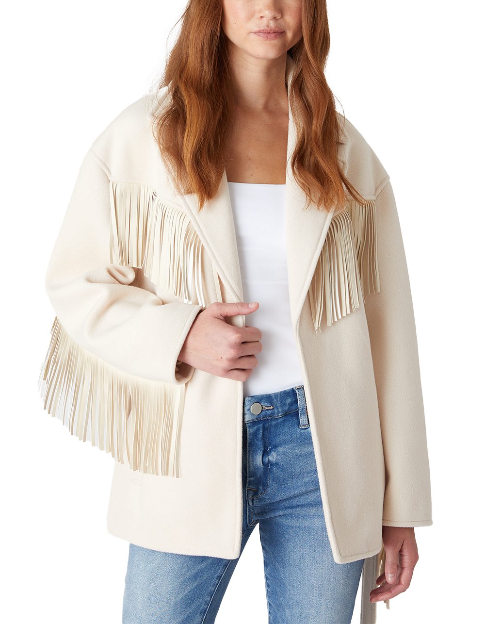 BLANK NYC Rodeo Star Womens Blazer - BEIGE