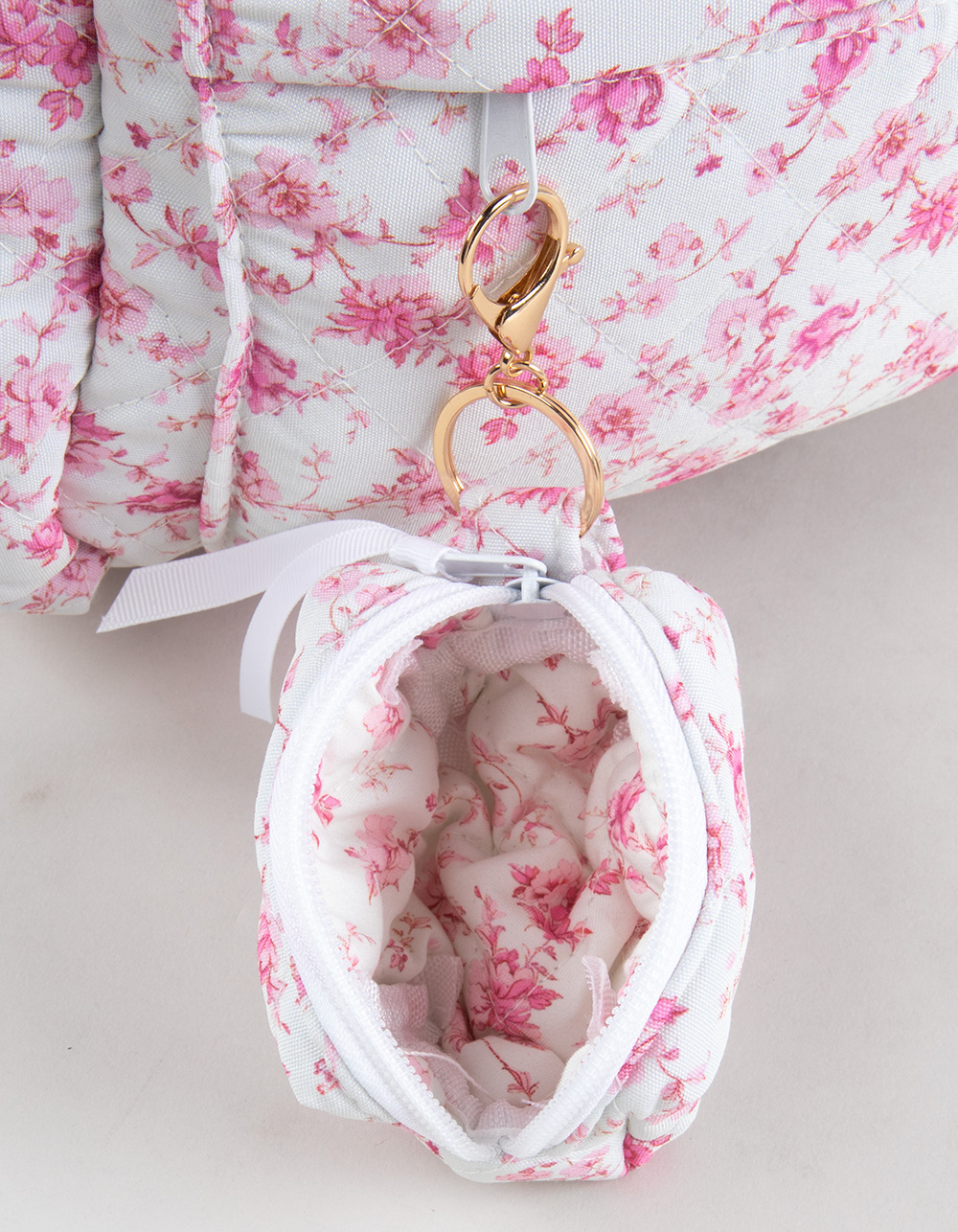 TILLYS Quilted Floral Backpack