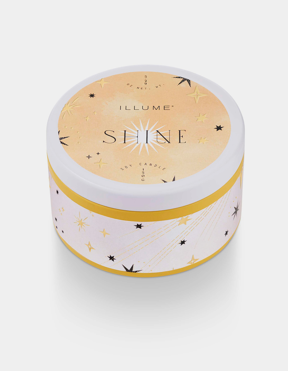 ILLUME Shine Tin Candle YELLOW Tillys