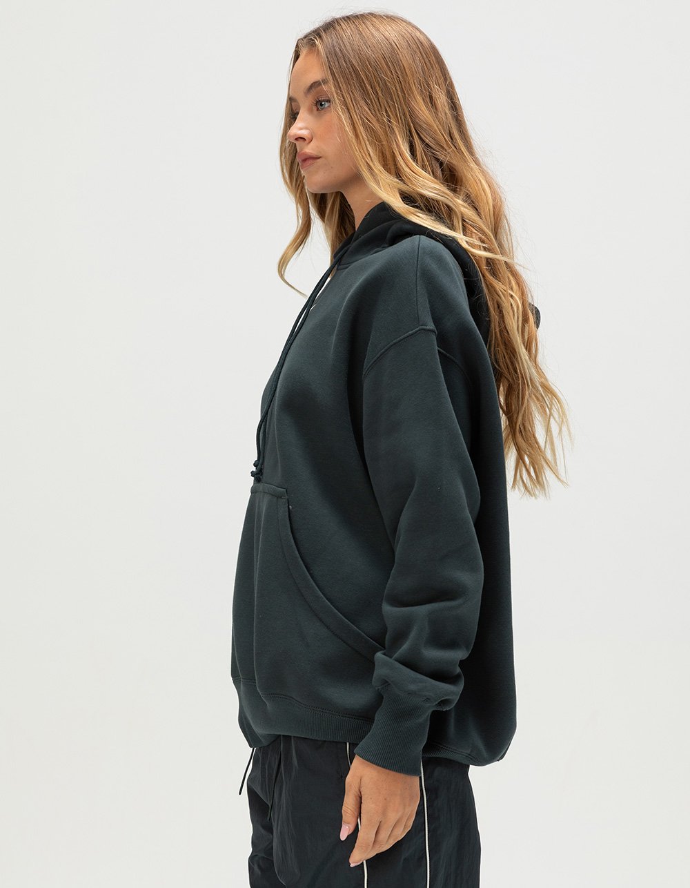 NIKE Sportswear Phoenix Fleece Womens Oversized Hoodie - DK GREEN
