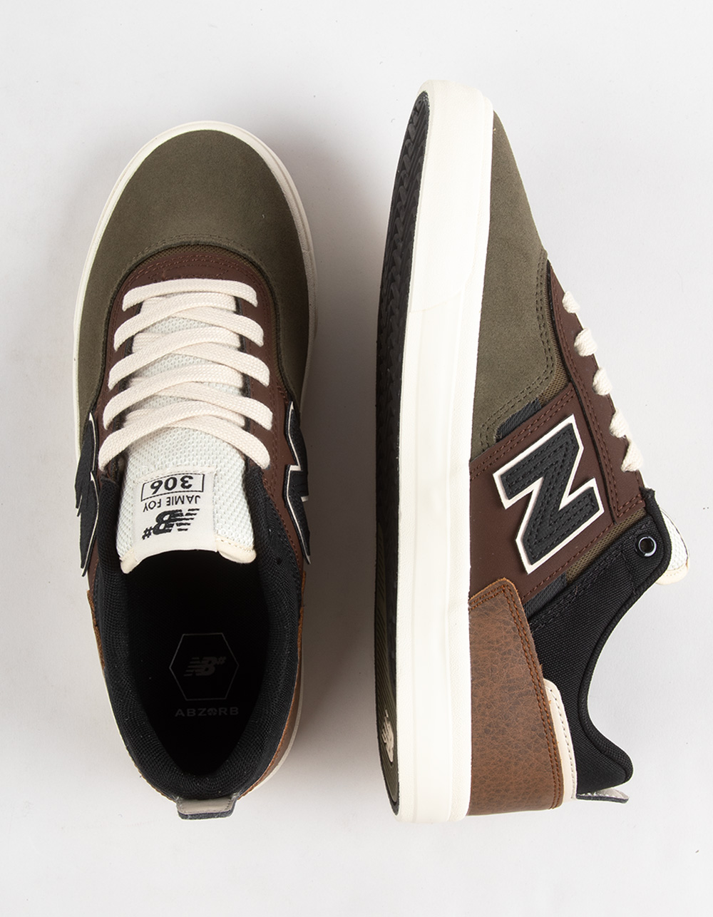 NEW BALANCE Numeric Jamie Foy 306 Mens Shoes - BROWN COMBO