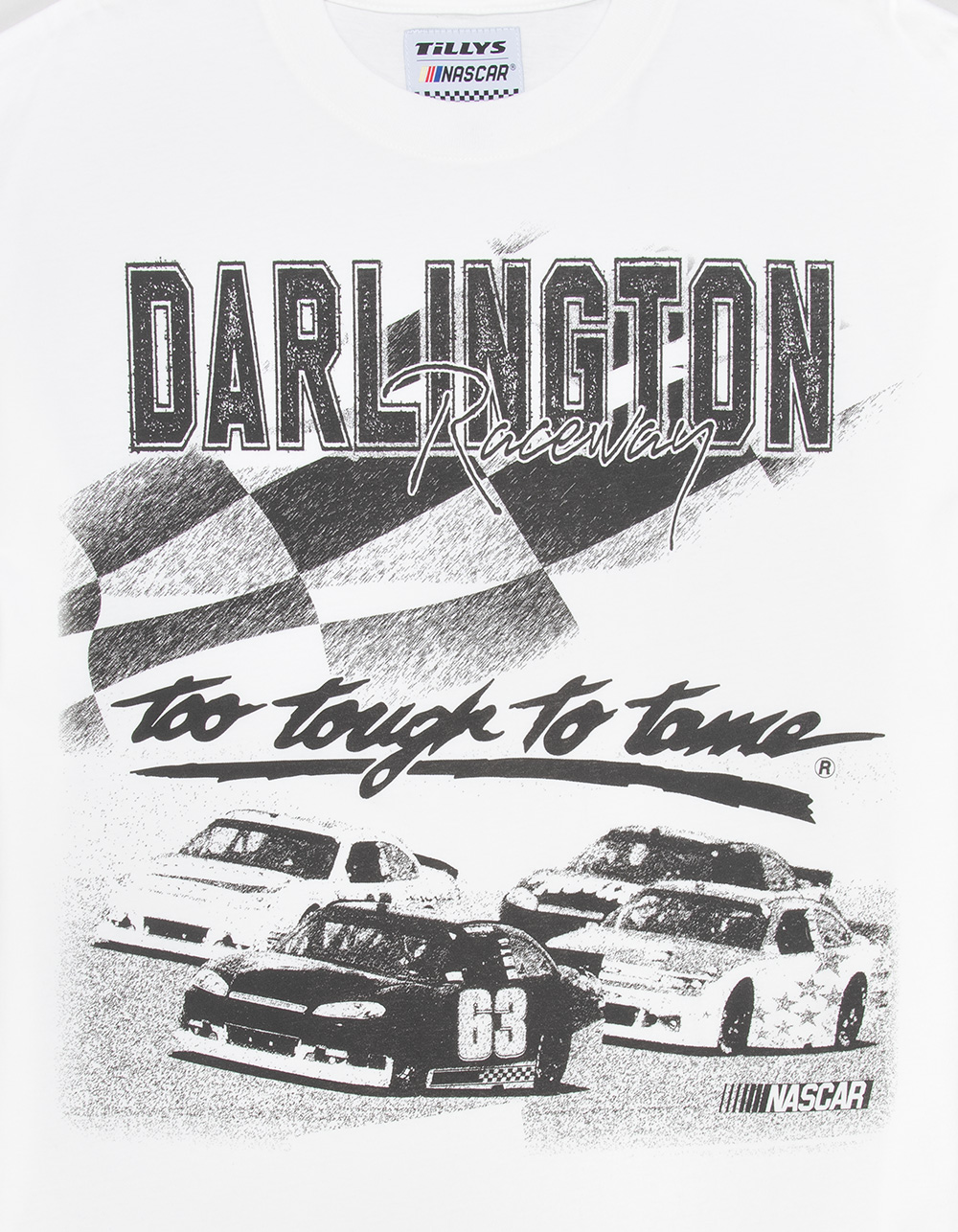 TILLYS x NASCAR Darlington Mens Tee - WHITE