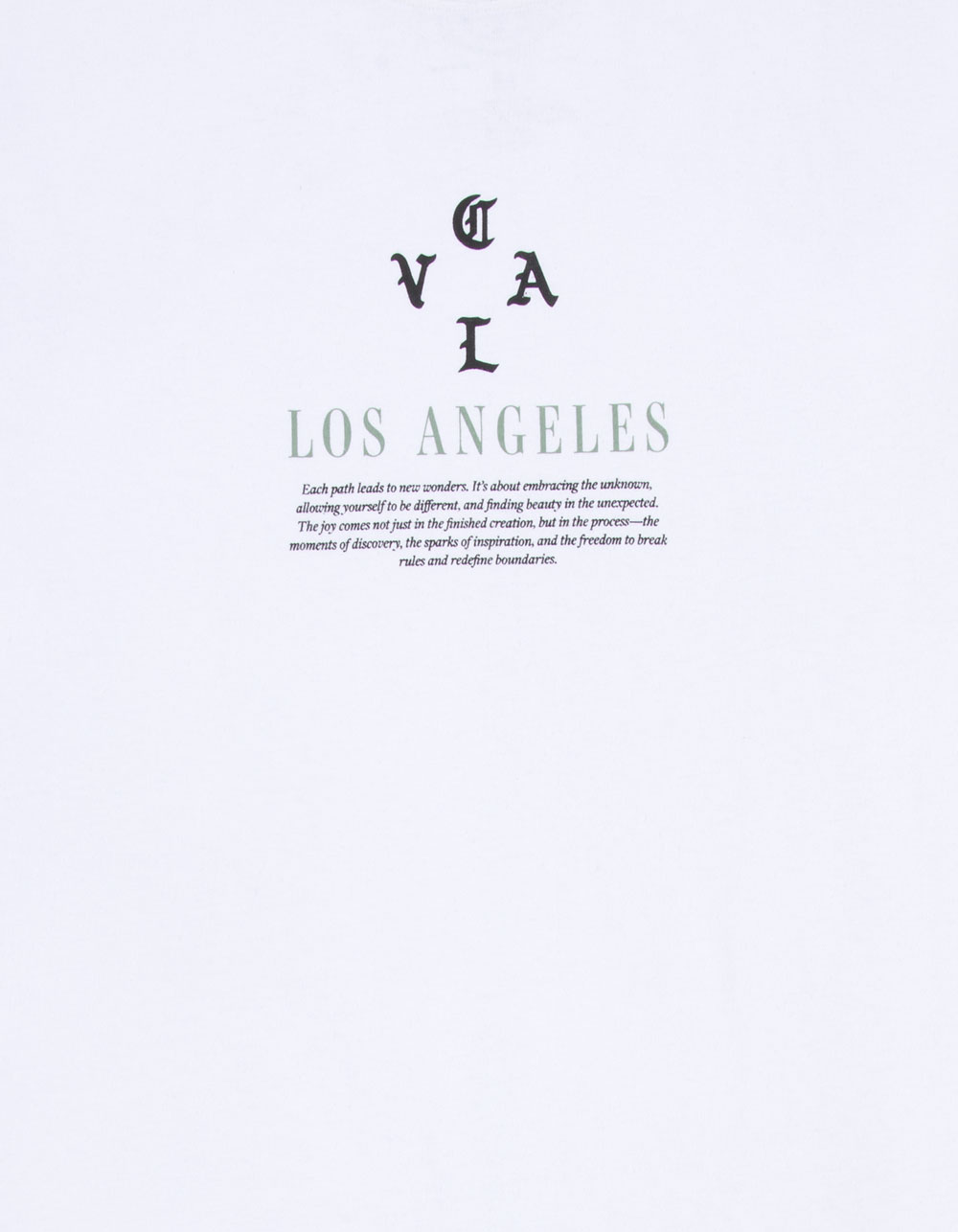 CVLA Hollywood Mens Tee - WHITE