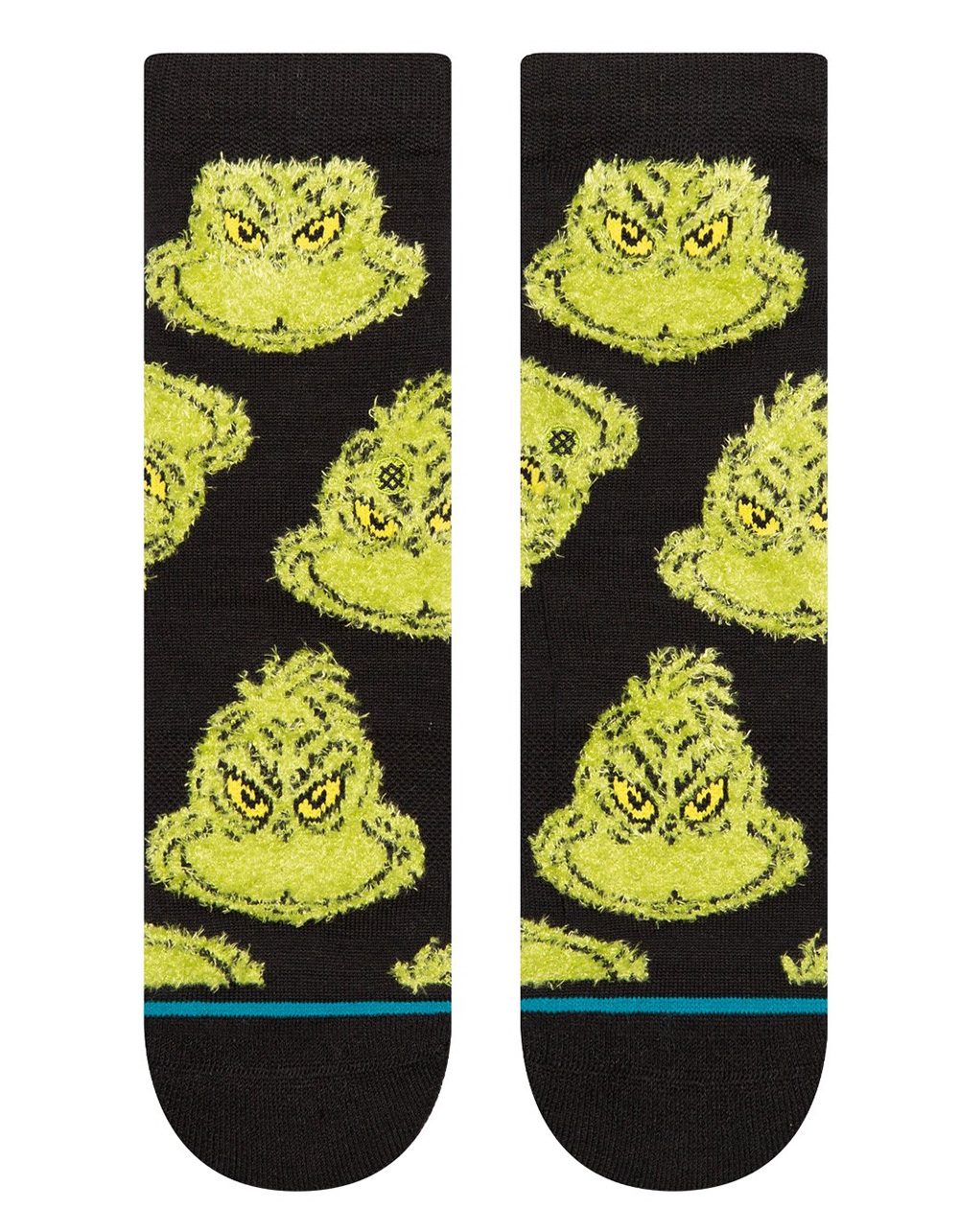 STANCE x The Grinch Mean One Boys Crew Socks - BLACK COMBO