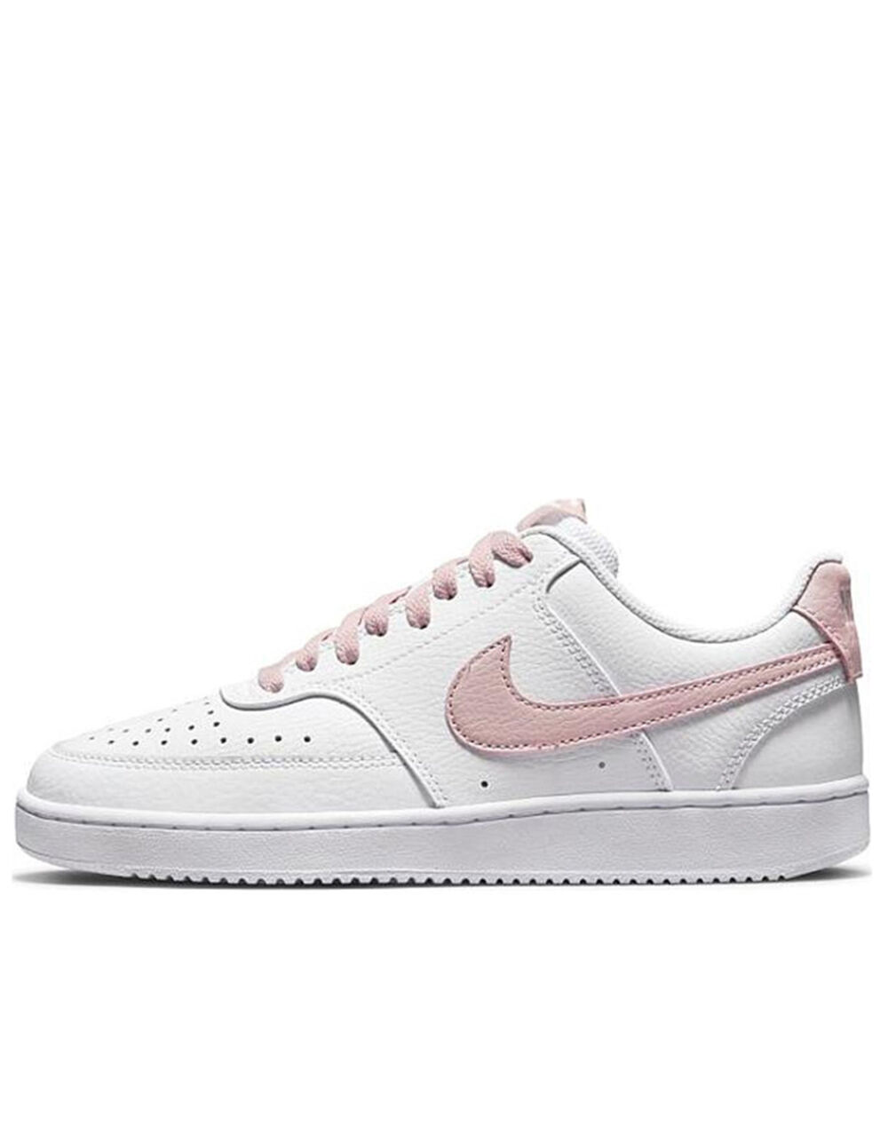 NIKE Court Vision Womens Low Shoes - WHT/PNK | Tillys