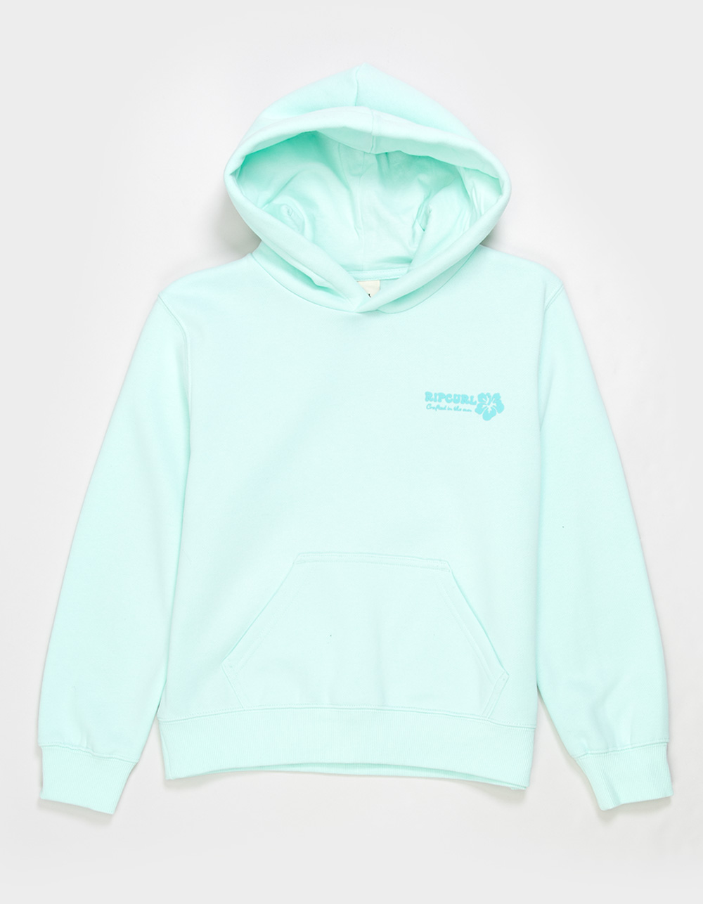 RIP CURL Hibiscus Logo Girls Hoodie - MINT