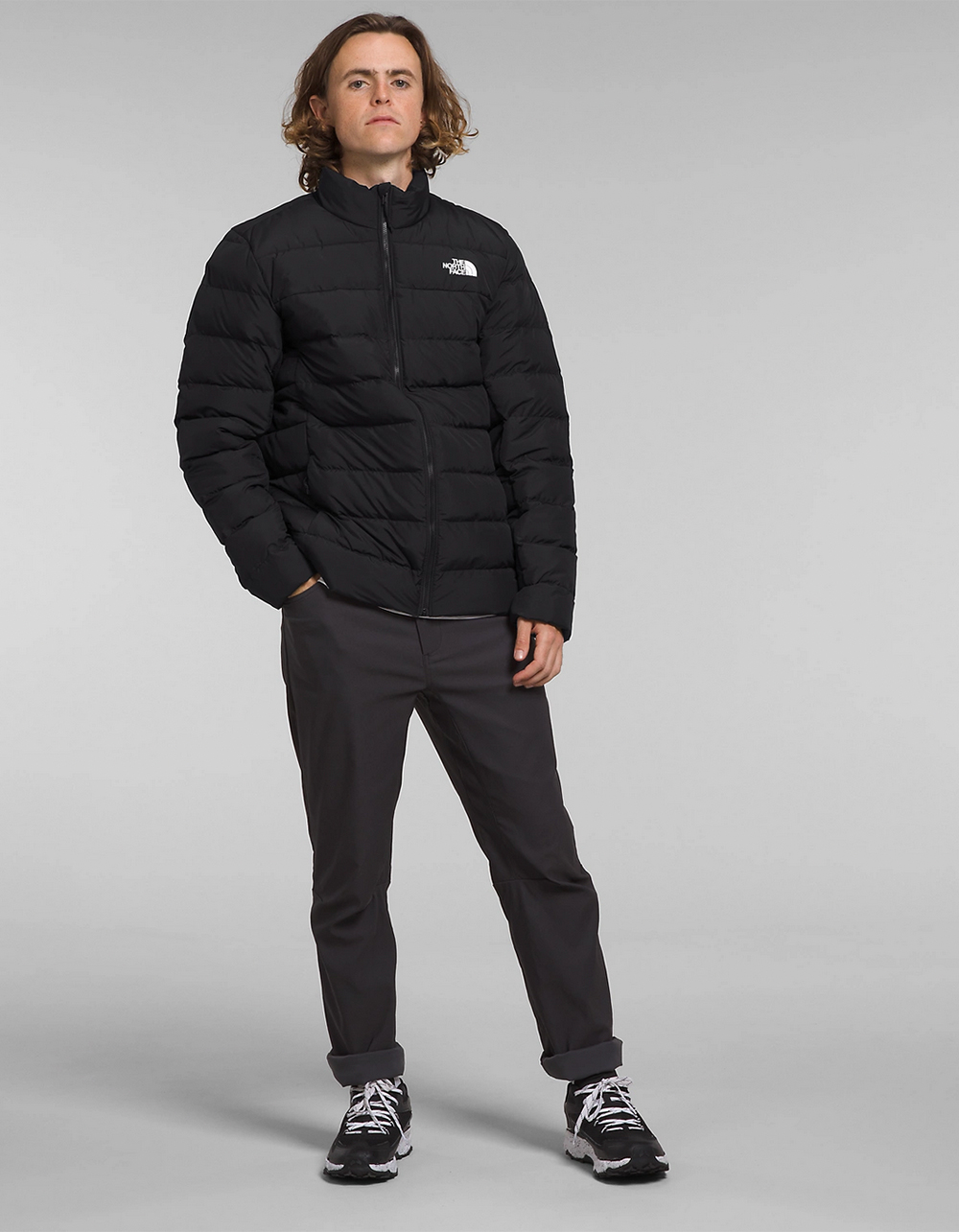 THE NORTH FACE Aconcagua 3 Mens Puffer Jacket - BLACK | Tillys