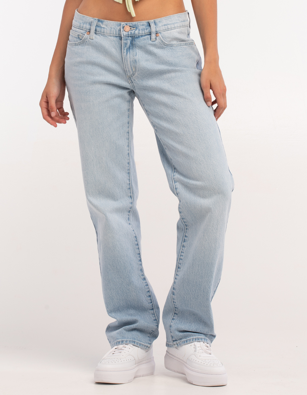 ABRAND A 99 Low Womens Straight Jeans - LIGHT WASH | Tillys