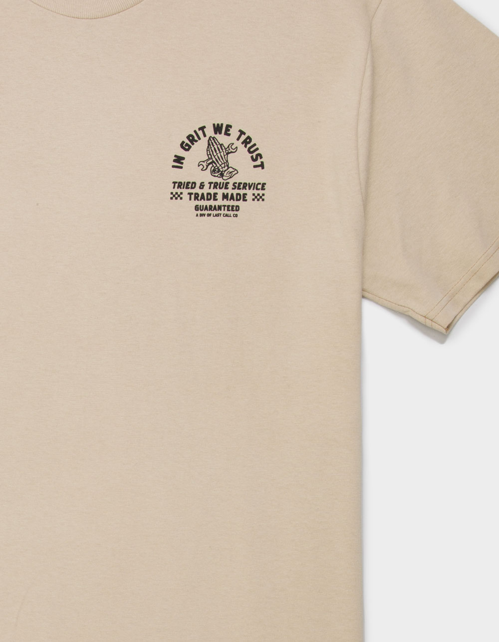LAST CALL CO. Grit Trade Made Mens Tee - SAND